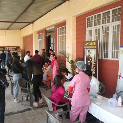 BLOOD DONATION & HEALTH CHECK UP CAMP